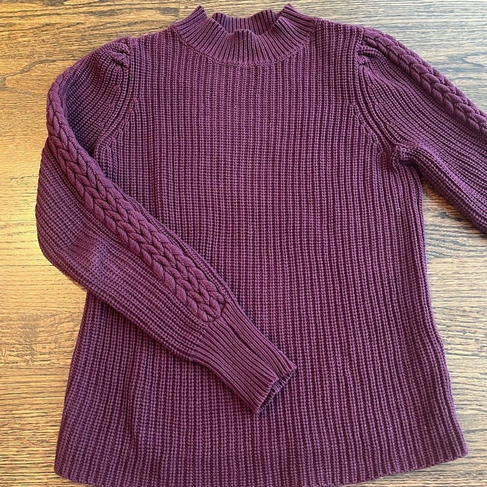 Plum Sweater and Slip Skirt Set - Picture 6 of 8